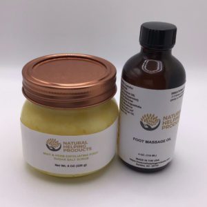 Foot Scrub &  Massage Oil
